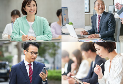 仕事や家庭との両立で多忙なビジネスパーソンから選ばれ続けています。